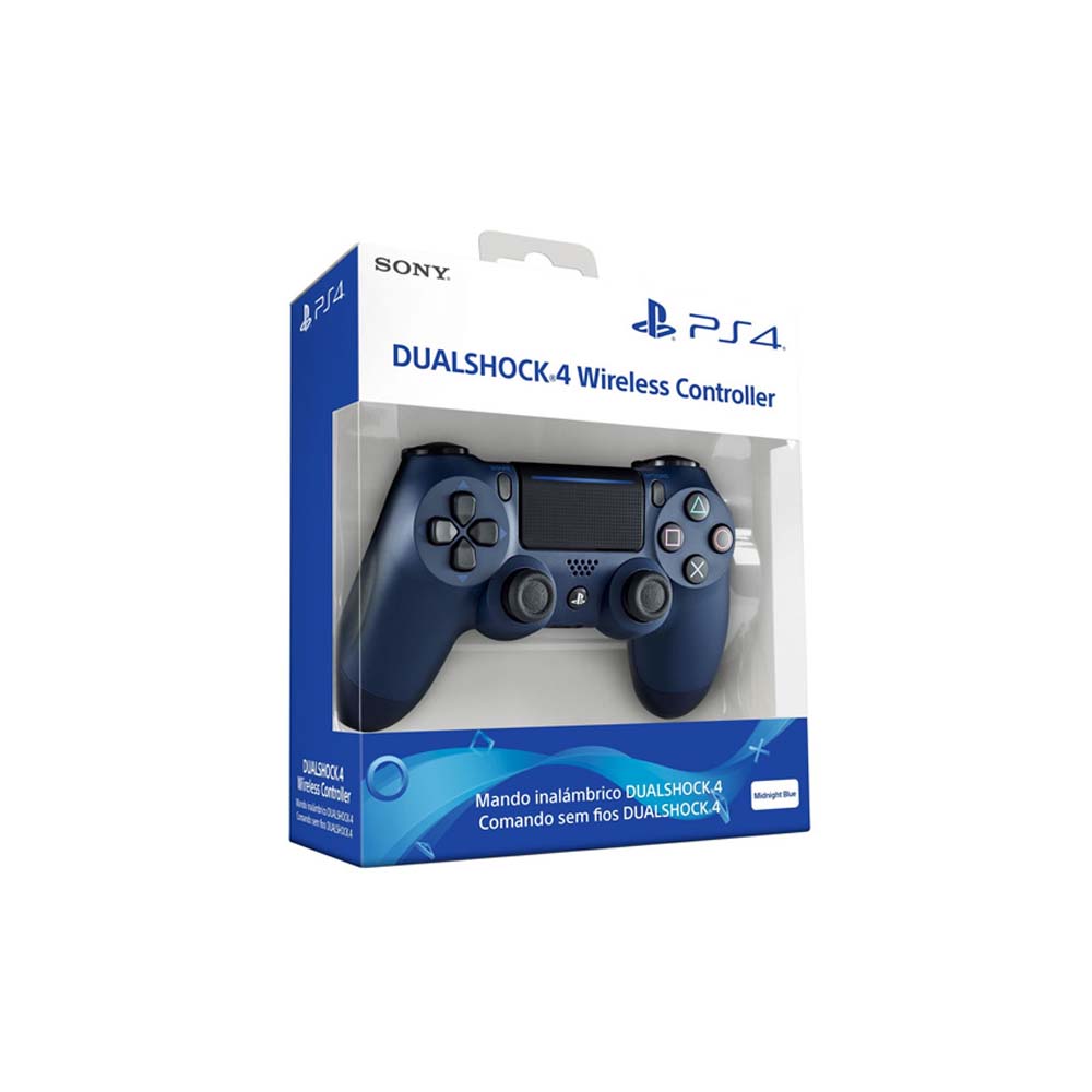 sony ps4 wireless dualshock 4 controller midnight blue